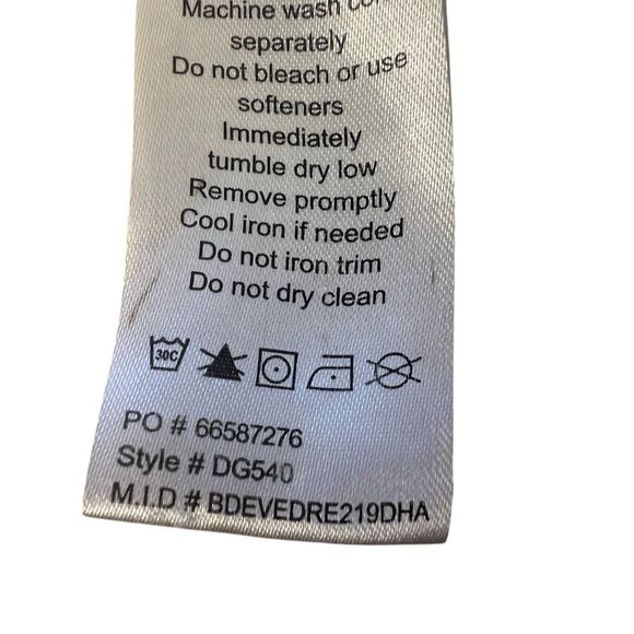 Devon & Jones Men's CrownLux Micro Windowpane French Blue Dress Shirt XXL DG540 - Picture 8 of 8